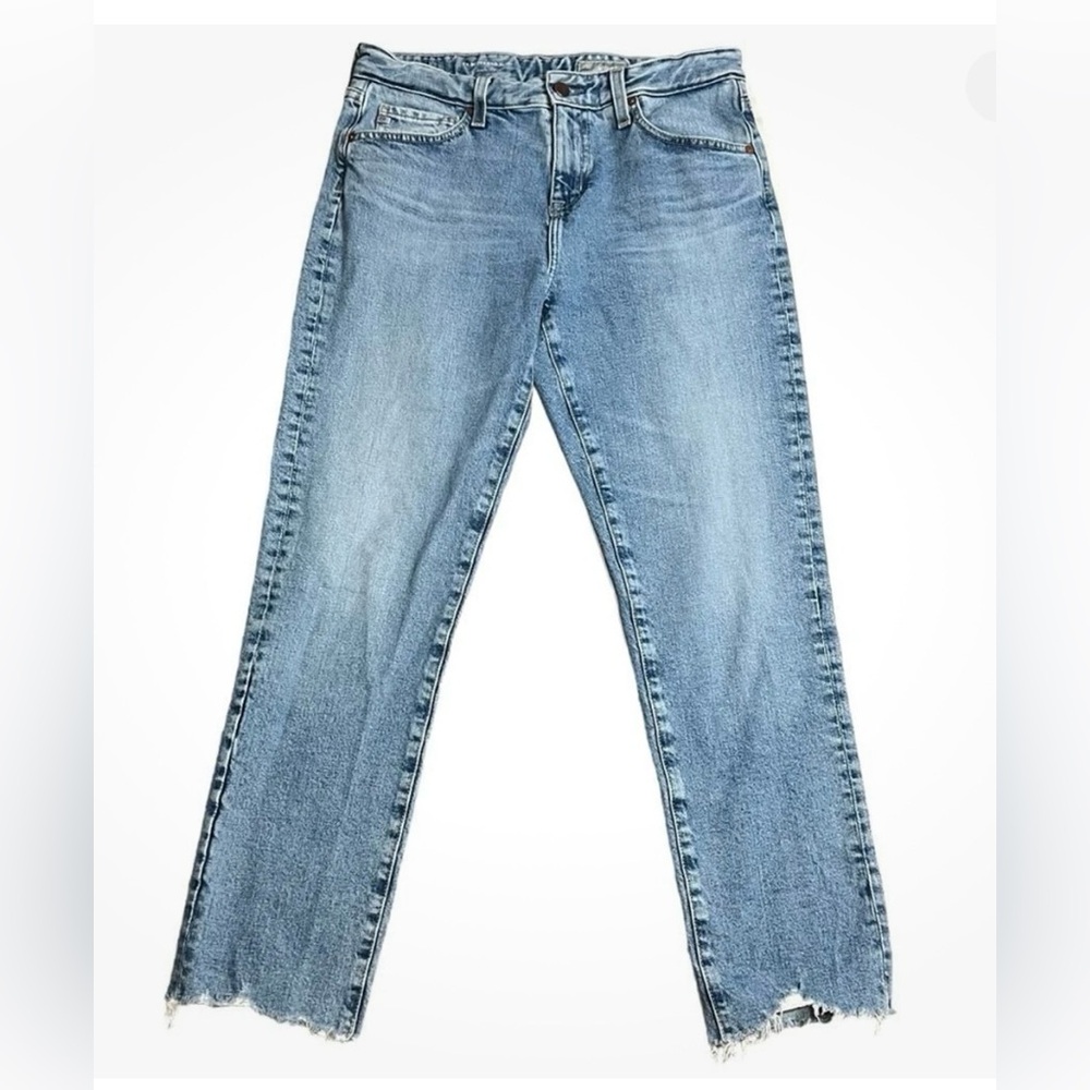 Ag Adriano Goldschmied Blue Denim Jeans Ex Boyfriend Slim 26